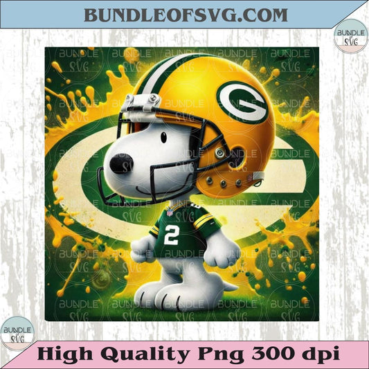 Green Bay Packers Snoopy Png The Peanuts Football Packers Png