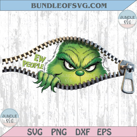 Grinch EW People Zipper Png Funny Christmas Png Humor Grinch