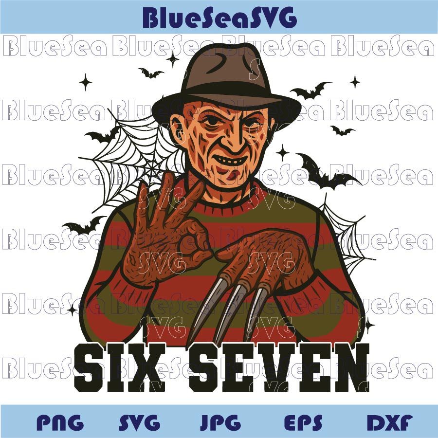 Halloween Freddy Krueger Six Seven Png Funny Six Seven 6 7 Png