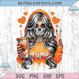 Halloween Mama Png Sugar Skull Mom Svg Trendy Killer Mama Png Dtf