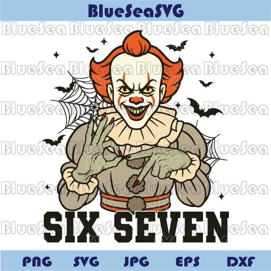 Halloween Pennywise Six Seven Png Horror Six Seven 6 7 Meme Png