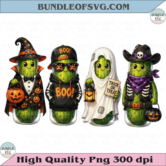Halloween Pickle Doodle PNG Cute Halloween Png Trick or Treat