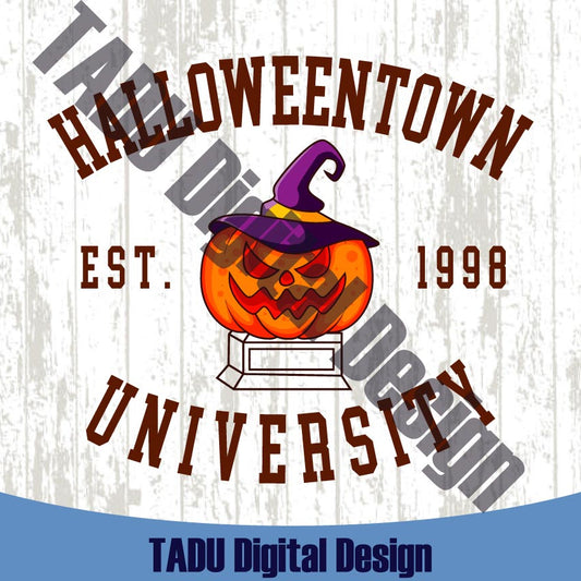 Halloweentown University Svg Est 1998 Png Retro Halloweentown Svg