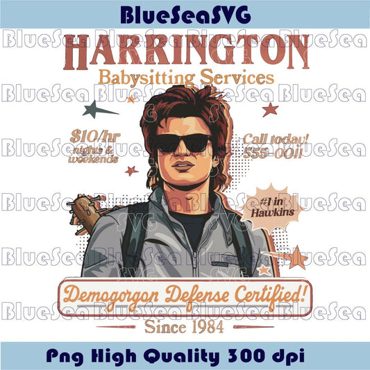 Harrington Babysitter Services Png Stranger Things Demorgorgon Png