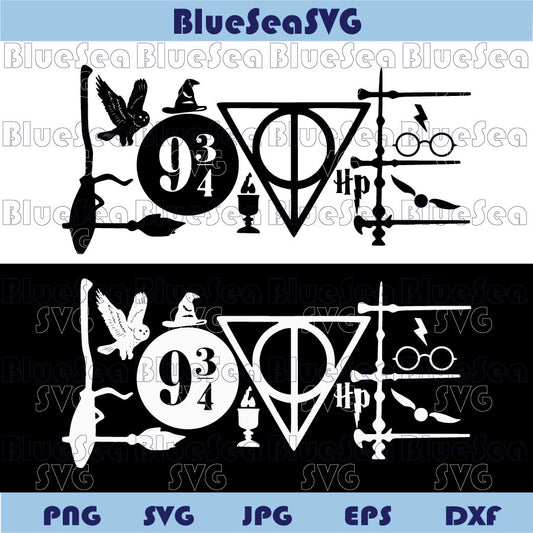 Harry Potter SVG Potterhead Svg Wizard Svg Harry Potter Lover Svg