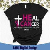 Heal Cancer Svg Heal Cancer Awareness Png Cancer Warrior Svg Dxf