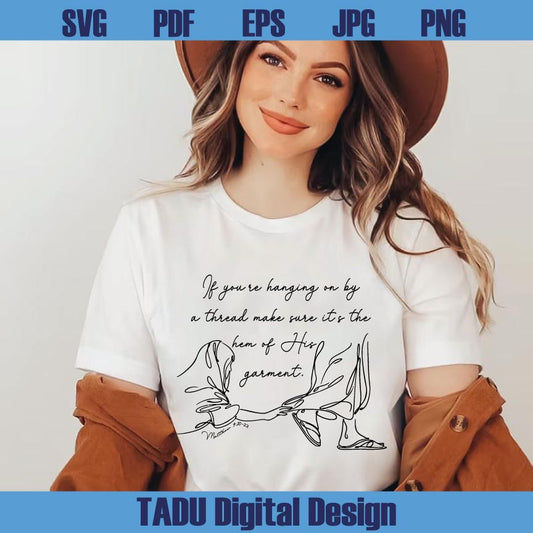 Hem of His Garment Svg Christian Svg Matthew Png Bible Verse Svg