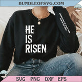 Hi Is Risen Png Matthew 28 6 Easter Png Sleeve Design Christian Png