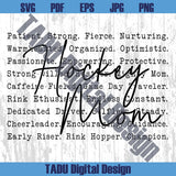 Hockey Mom Words Svg Hockey Svg Game Day Png Hockey Life Png