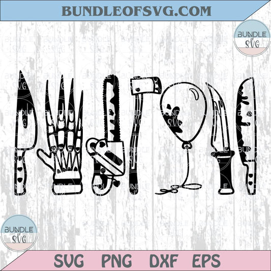 Horror Movies Svg Halloween Movie Png Scary Movies Svg Cricut