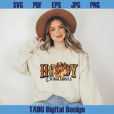 Howdy Christmas Gingerbread Man Png Christmas Western Png Dtf