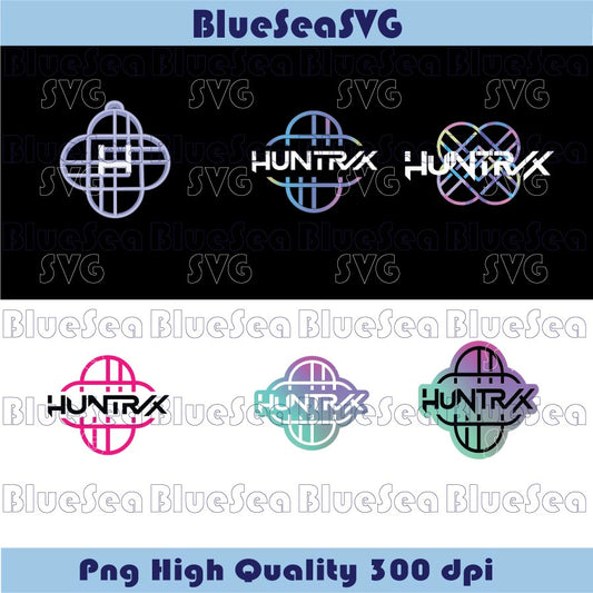 Huntrix Logo PNG Kpop Demon Hunters Huntrix Official Logo Sign