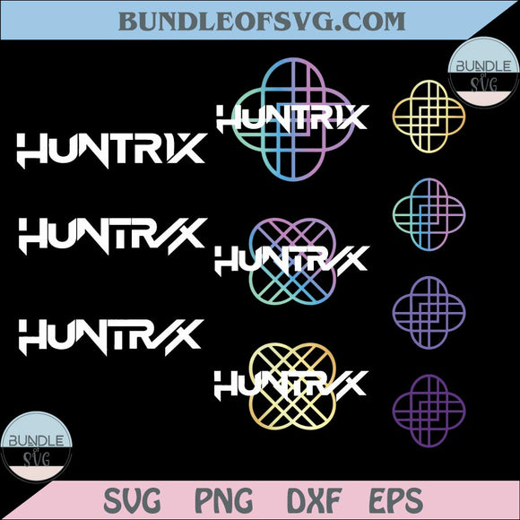 Huntrix Logo Pack Png Kpop Demon Hunters Png Huntrix Png Clipart