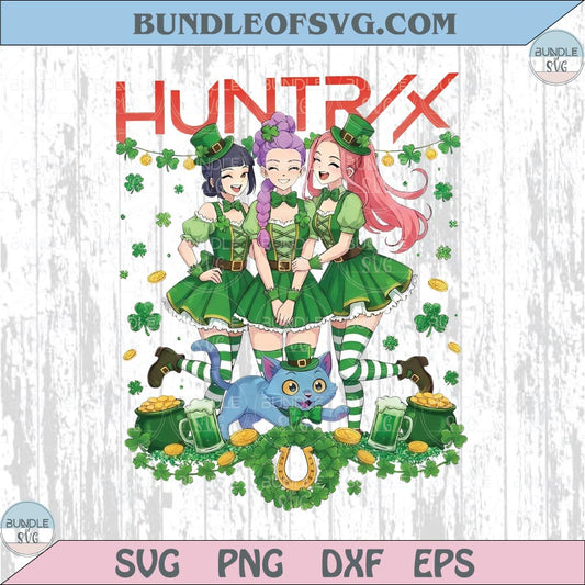 Huntrix St Patrick's Day Png Demon Hunters St Patrick Saja Girls Png