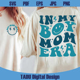 Retro In My Boy Mom Era Svg Smiley Boy Mom Svg Boy Mom Club Png