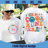 In My Cool Aunt Era Svg Smiley Cool Aunts Club Png Aunt To Be Svg