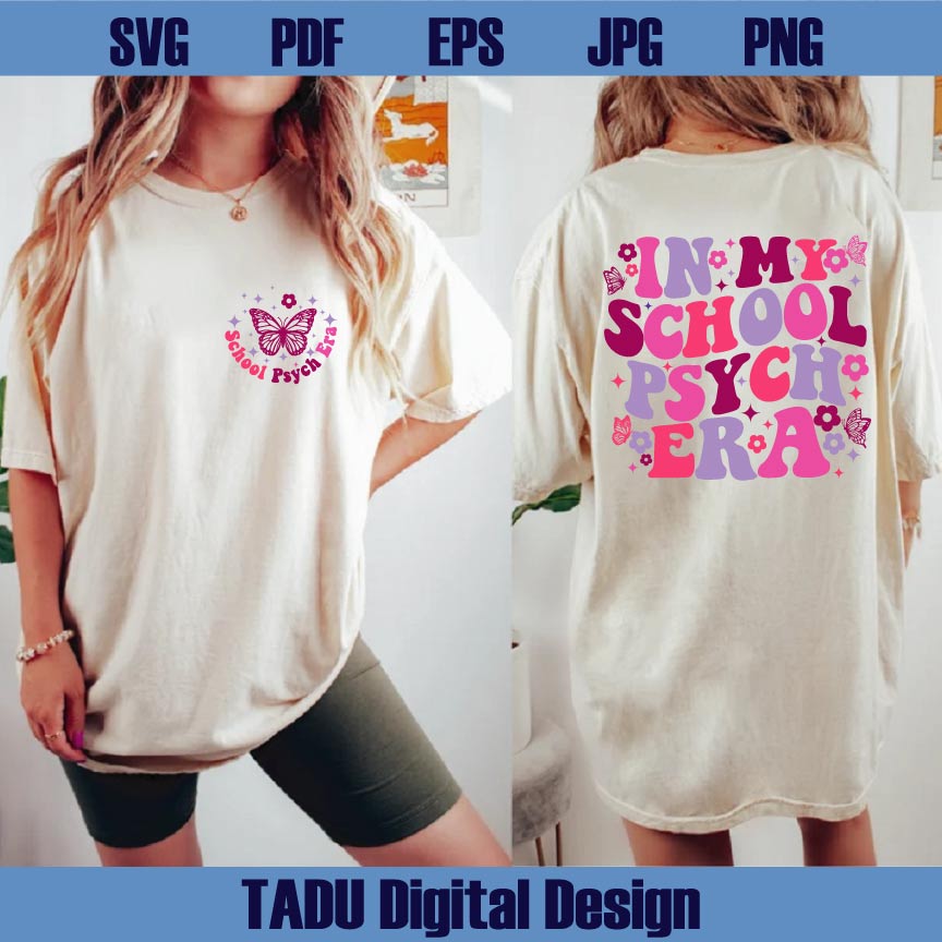 In My School Psych Era Svg Back To School Png Treandy Teacher Svg