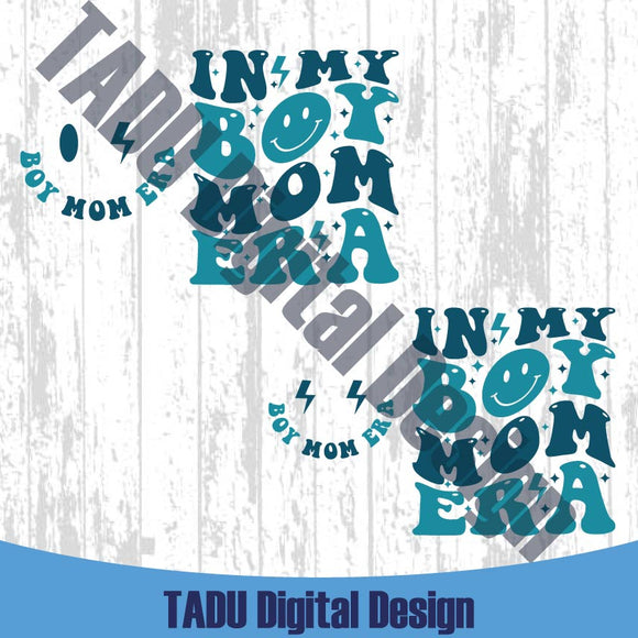 In My Boy Mom Era Svg New Mom Png Boy Mom Club Svg Boy Mama