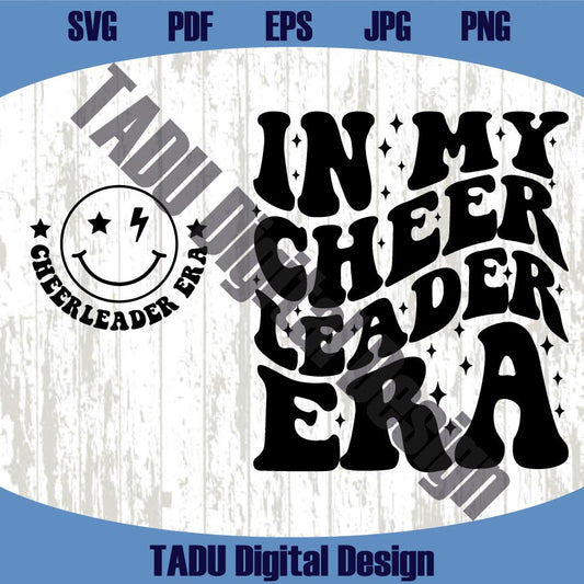 In My Cheerleader Era Svg Cheer Mom Png Retro Funny Cheering Svg