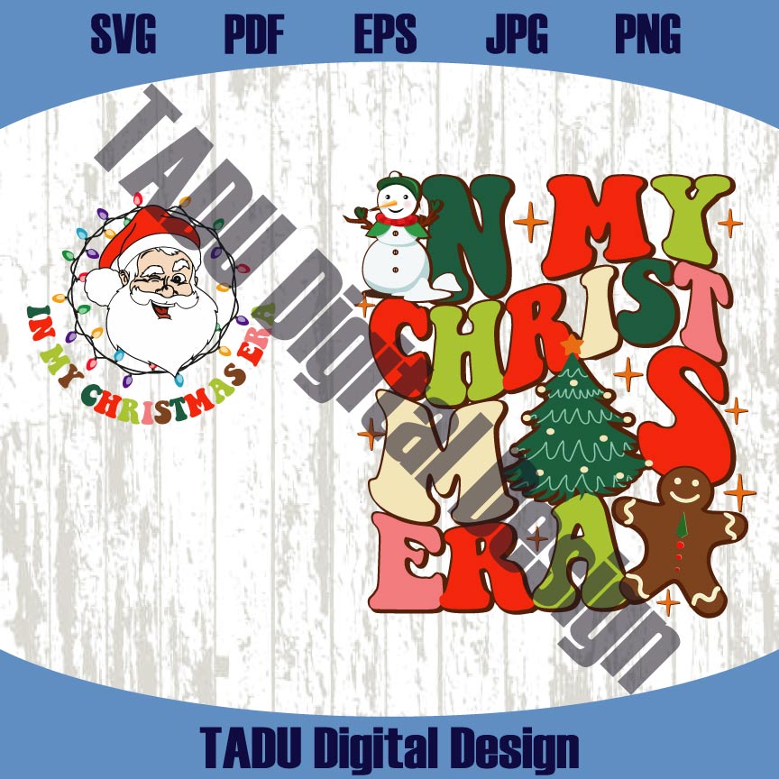 In My Christmas Era Svg Swiftie Funny Christmas Svg Png Cricut