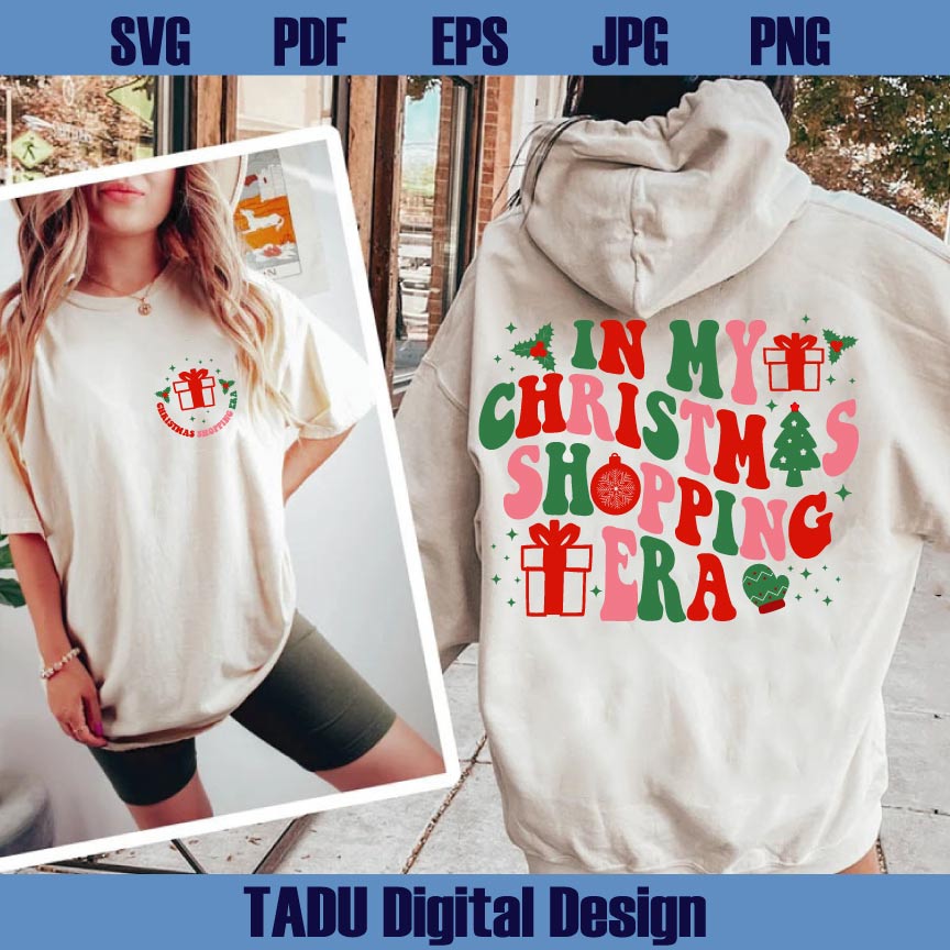 In My Christmas Shopping Era Svg Trendy Swiftie Christmas Png