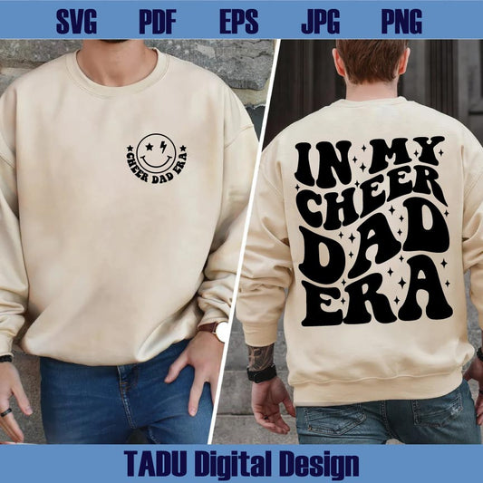 In My My Cheer Dad Era Svg Trendy Cheer Daddy Png Cheer Dad Svg