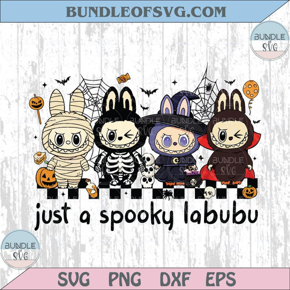 Just a Spooky Labubu Png Halloween Labubu Cute Mummy Witch Png