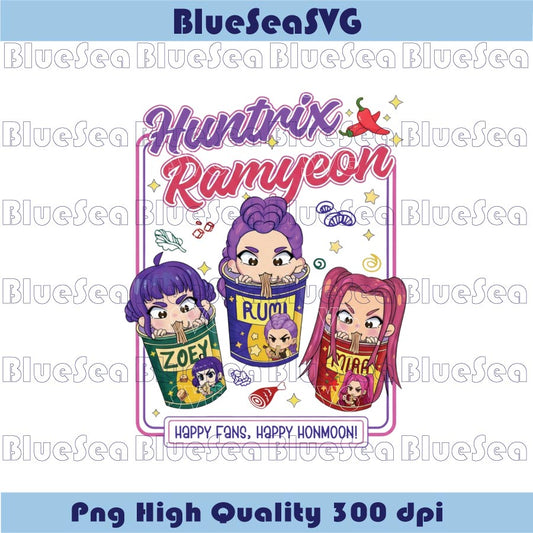 K-pop Demon Hunters Huntrix Mira, Rumi, Zoey Retro Anime Png Trio