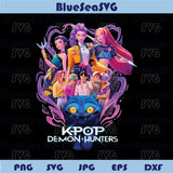 KPop Demon Hunters Png Saja Girls Huntrix Png and Saja Boys Png