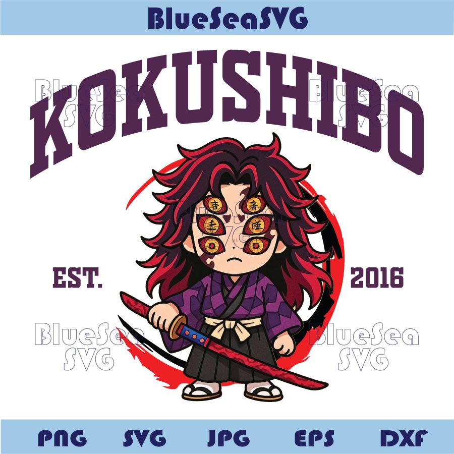 Kokushibo Png Demon Slayer Svg Anime Lover Png Infinity Castle Svg