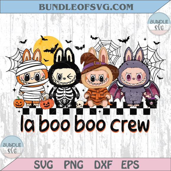 La Boo Boo Crew Png Halloween Labubu Png Mummy Witch Doll Png
