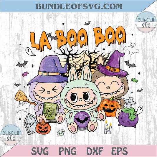 La Boo Boo Png Halloween Labubu Svg Cute Labubu Ghost Characters