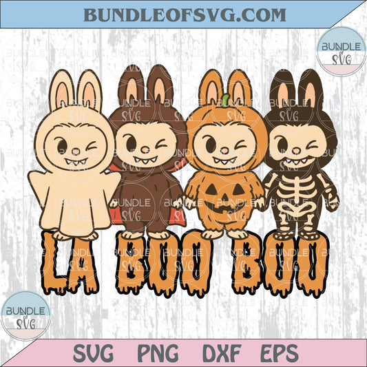 La Boo Boo Svg Labubu Halloween Svg Trendy Labubu Character Png