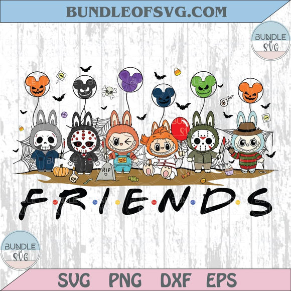 Labubu Halloween Friends Png Cute Labubu Spooky Horror Doll Png