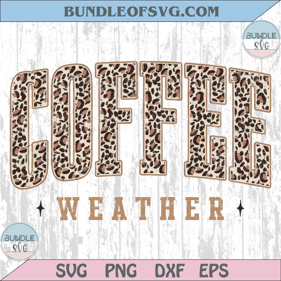 Leopard Coffee Weather Png Fall Png Leopard Coffee Lover Png