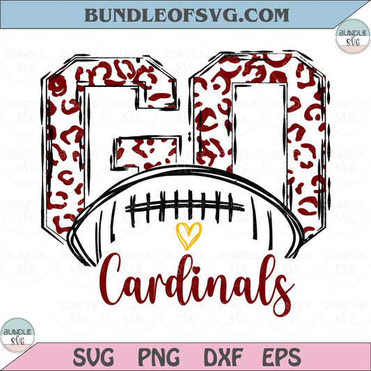 Leopard Go Arizona Cardinals Svg Go Football Arizona Cardinals Png