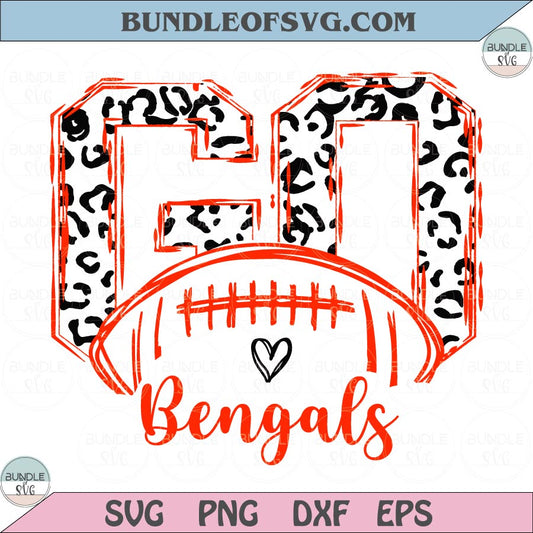Leopard Go Cincinnati Bengals Svg Football Cincinnati Bengals Png