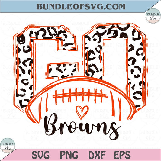 Leopard Go Cleveland Browns Svg Football Cleveland Browns Png