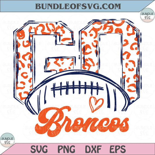 Leopard Go Denver Broncos Svg Football Denver Broncos Png