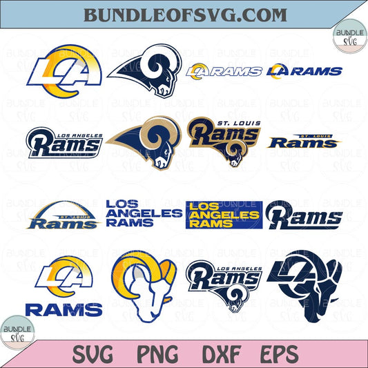 Los Angeles Rams Logo Png Bundle Helmet Los Angeles Rams Png