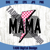 Mama Lightning Bolt Png Checkered Mama Png Lightning Bolt Mom