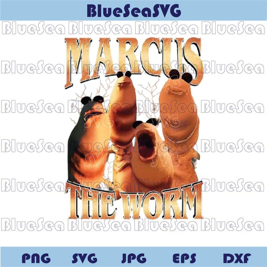 Marcus The Worm PNG Brain Rot Meme Marcus The Worm Shirt