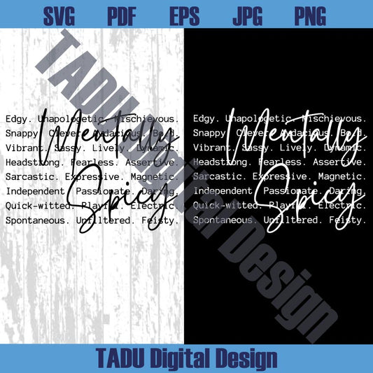 Mentally Spicy Words Png Mental Health Svg Sarcastic Png Sarcasm