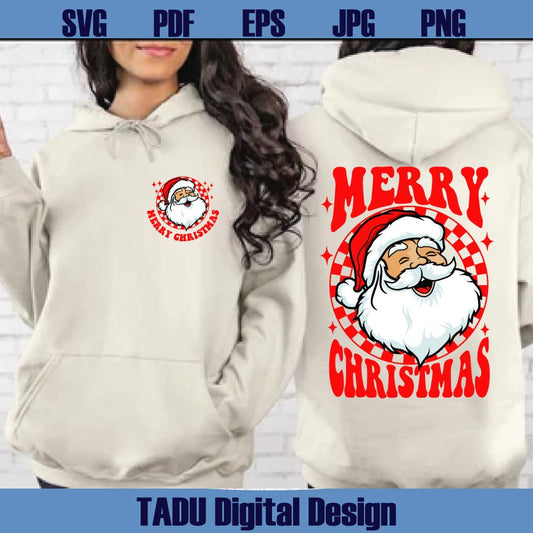 Merry Christmas Santa Svg Pocket Merry Christmas Santa Claus Png