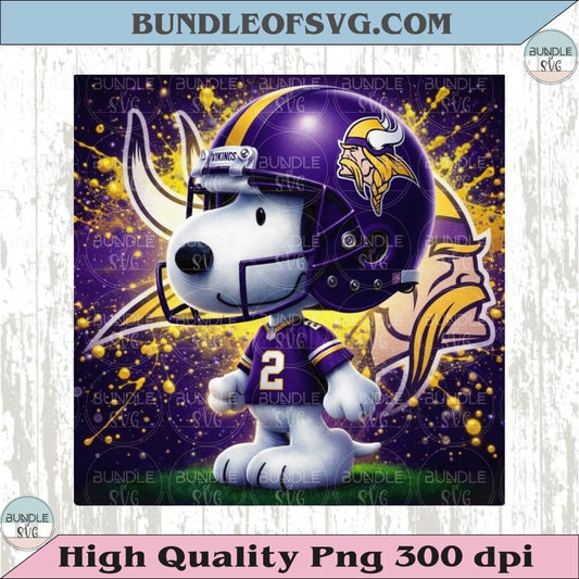 Minnesota Vikings Snoopy Png The Peanuts Football Vikings Png