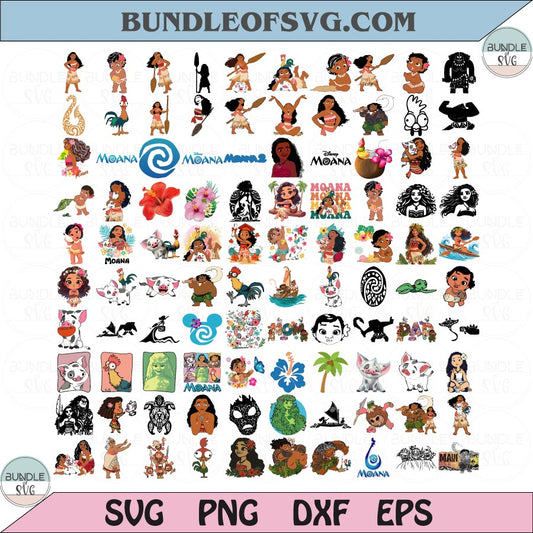 Moana PNG Bundle Disney Moana SVG Disney Princess Png Disneyworld
