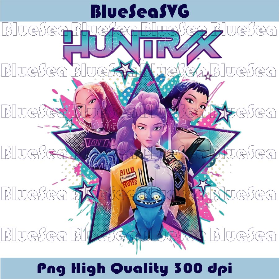 Neon Huntrix Png K Pop Demon Hunters Kpop Star Huntrix Png