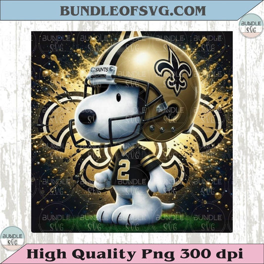 New Orleans Saints Snoopy Png The Peanuts Football Saints Png
