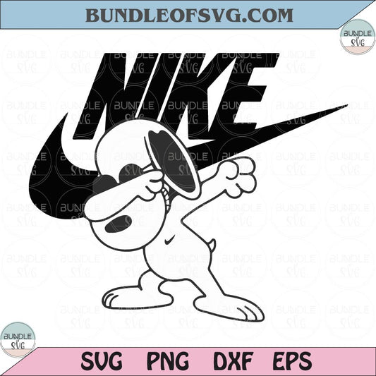 Nike Snoopy Dabbing SVG Vintage Cartoon Dog Dabbing PNG