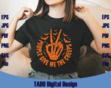 People Give Me The Creeps Svg Skeleton Halloween Png Spooky Svg
